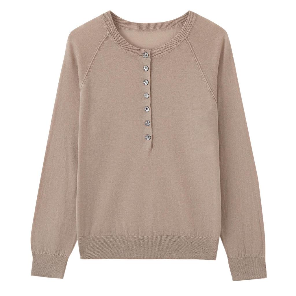 2026 Rakasha Fine Wool V-neck Knit Cardigan - Autumn Versatile Top