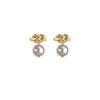 Internet Explosion, Rope Knot Stud Earrings, Light Luxury High-end Earrings, Geometric Simple Ear Clips, No Ear Holes, Tiger's Eye Stone Earrings.