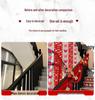 Bridal Chamber Stair Railing Decoration Set for Indoor Engagement & Wedding Celebration