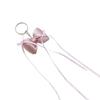 Fashion Ribbon Bowknot Keyring 3D Butterfly Knot Pendant Keychain Colorful Phone Lanyard Multifunctional Bag Accessory