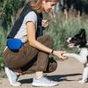 Silicone Dogs Treat Bag Pet Portable Dog Training Waist Bag Outdoor Feeder Puppy Snack Pouch Food Reward Storage Bag with Belt