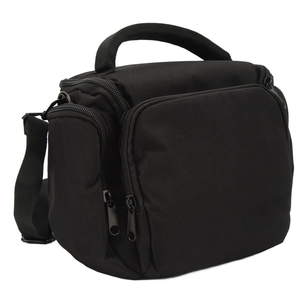 Schwarze einzelne Umhängetasche, Handtasche, multifunktionale, wasserdichte Kamera-Messenger-Handtasche für den Außenbereich