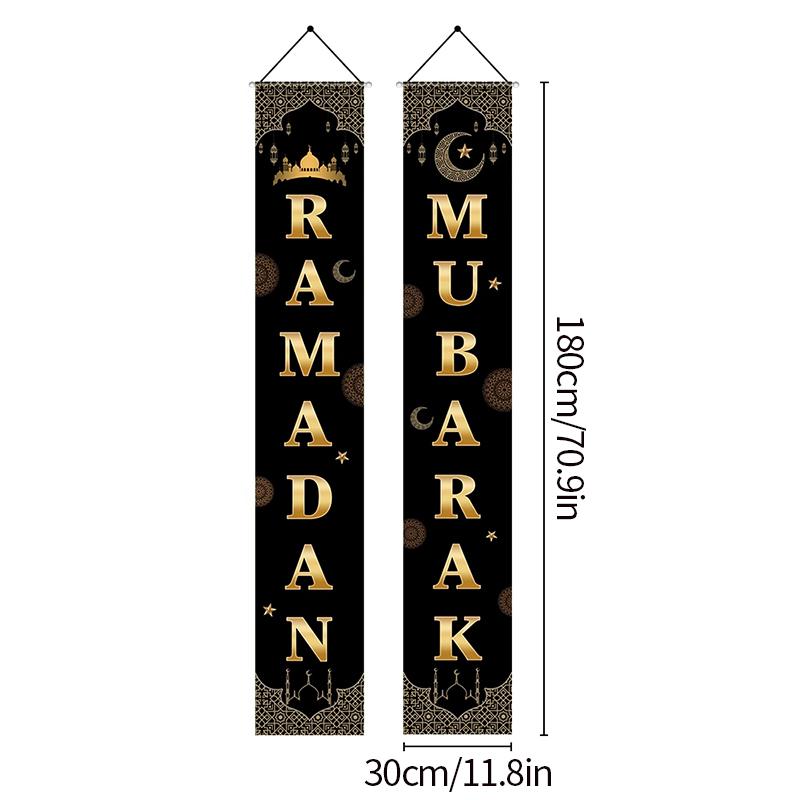 Middle Eastern Festival Decoration Flag Hanging Ramadan Party Decoration Door Hanging Festival Party Decoration Flag Ramadan