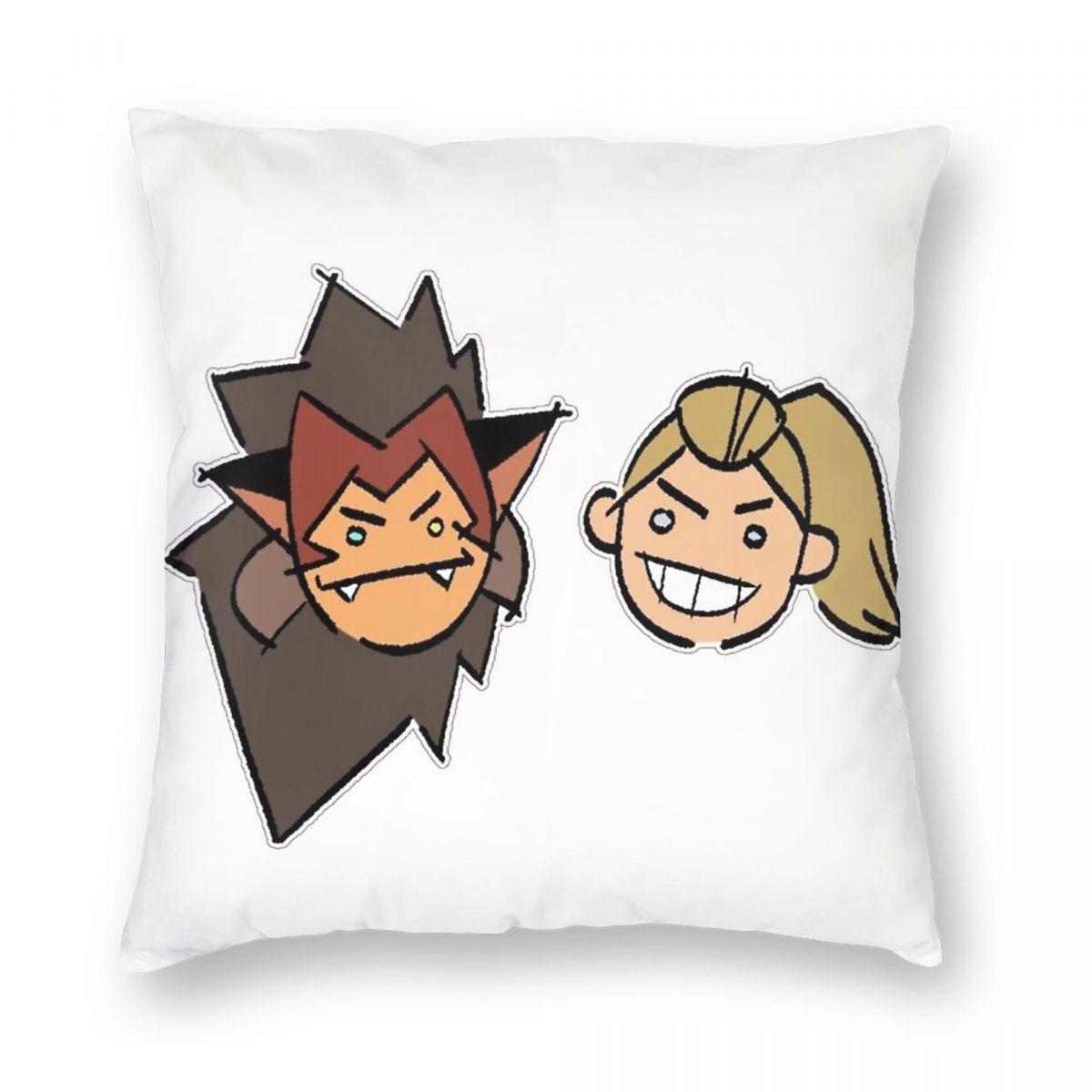 SheRa Catradora Catra And Adora Pillowcase Polyester Linen Velvet Creative Zip Decor Pillow Case Home Cushion Cover x 30x30cm