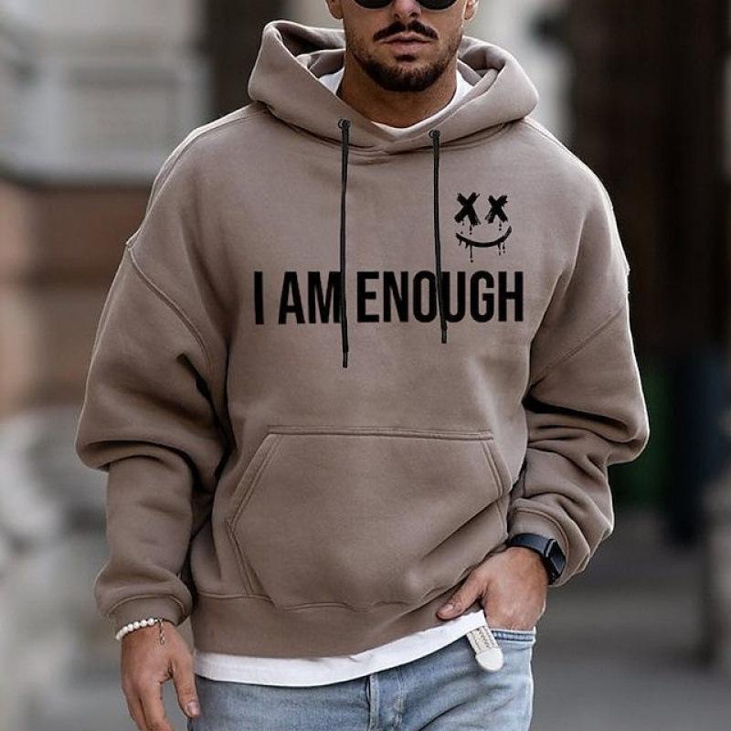 Fashion Printed Hooded Sweater Digital Printed Hoodie Simple Style