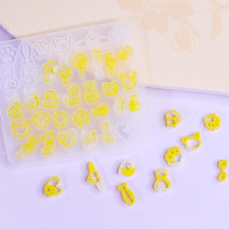 Elegant Sturdy Silicone Cats Earring Mould for Jewelry Making Accessory for Crafting Supplies Home Accessories