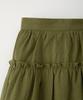 Sseomweeobeoteo Soy Shirring Mini Skirt - Khaki