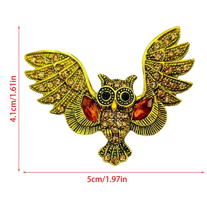 Shell Owl Brooches For Women Unisex Bird Pins Animal Lapel Pins Office Party Friend Gifts Jewelry Accessories