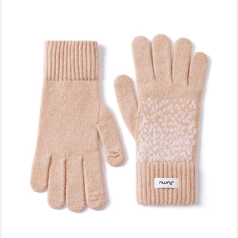 

JIUMU Women s Winter Touchscreen Wool Gloves One Size