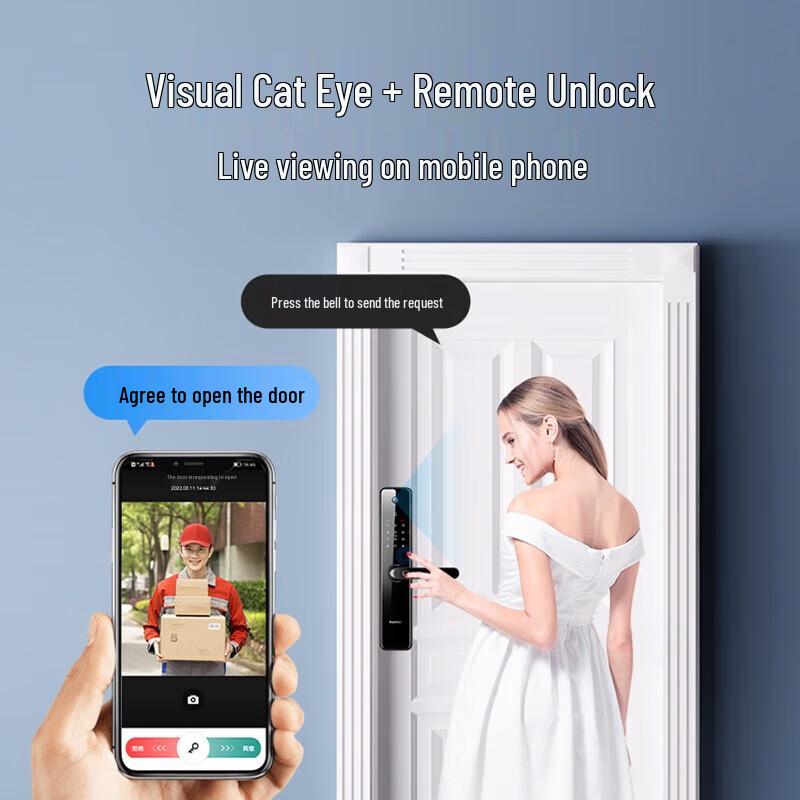 KAADAS HK300PRO Smart Visual Door Lock