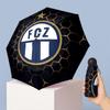 FC Zürich Mini 5 Fold Pocket Umbrella Compact Lightweight Anti UV Rain Sun Protection Umbrella Portable Travel Umbrella