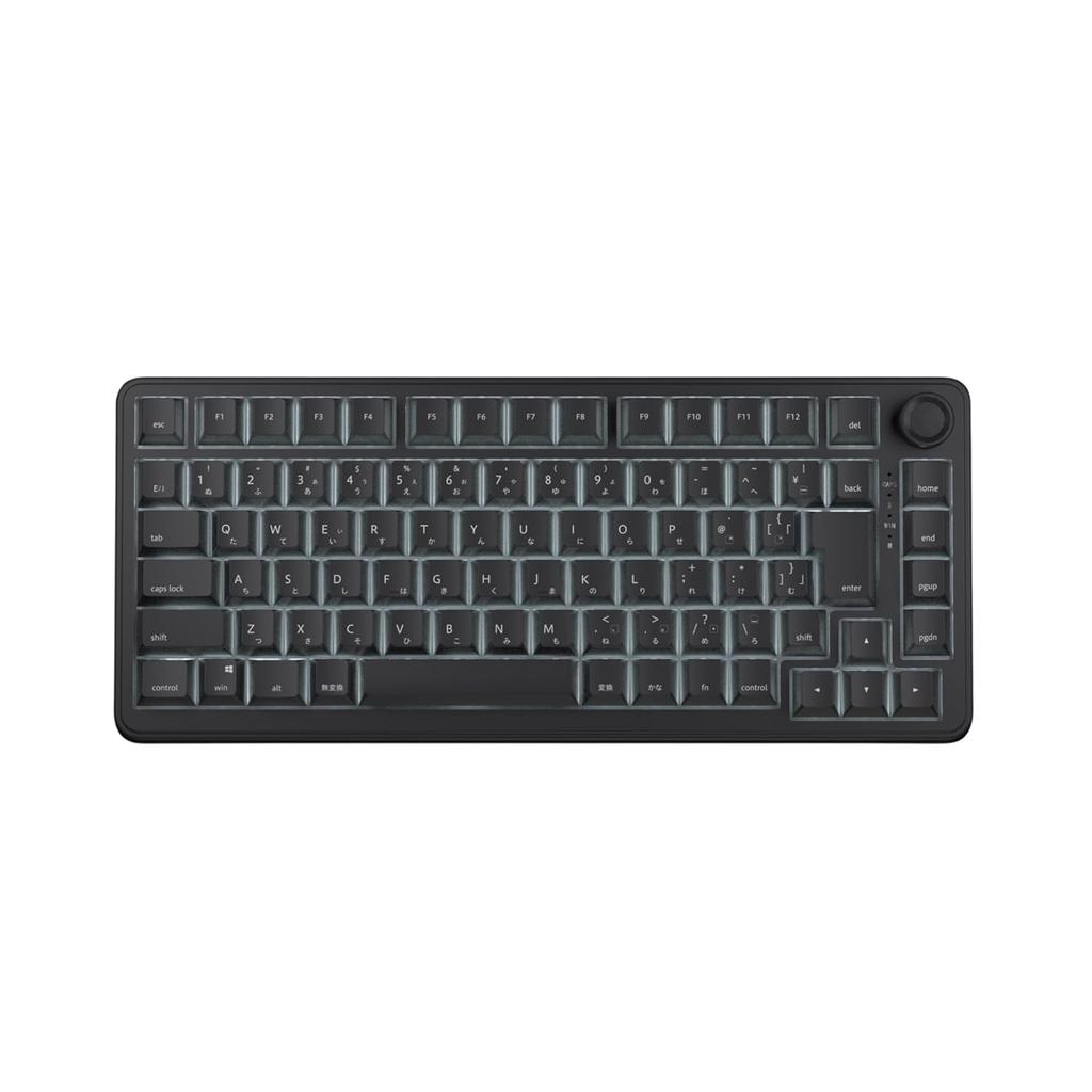 AIM1 Shun Gatilho Rápido 0,01 mm Teclado Gamer Layout Japonês Tamanho 75 Taxa de Polling 8000Hz Compatível MATATAKI Preto