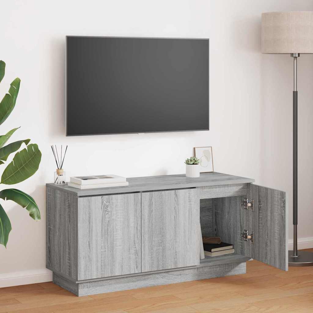 TV Cabinet Grey Sonoma 100 x 38 x 49 cm Particleboard