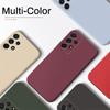 Case For Samsung Galaxy S26 S24 S23 S22 S25 Ultra S24 FE A57 A56 A55 A16 A17 5G S25 Edge Shockproof Liquid Silicone Phone Cover