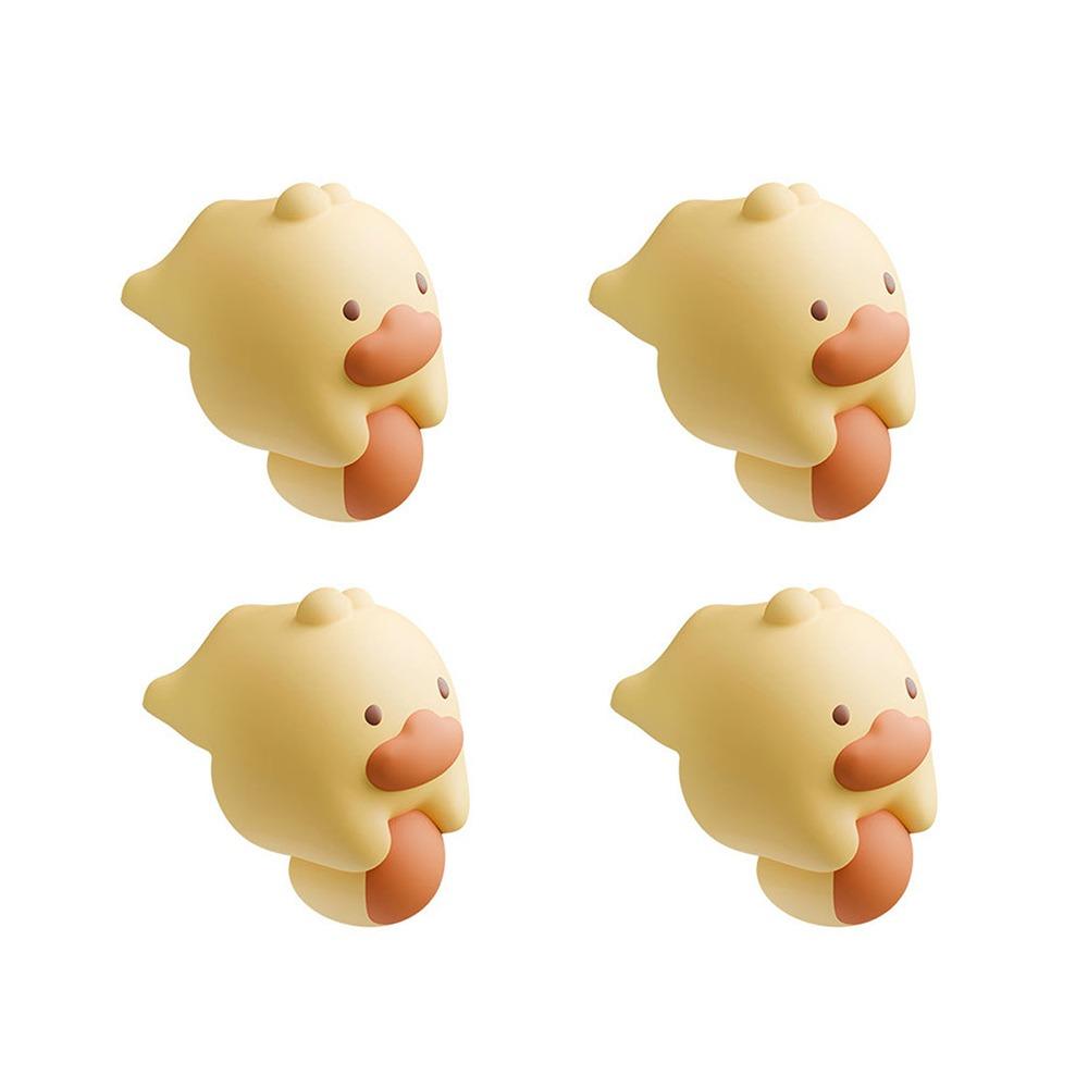 

4 шт. ПВХ Защитная накладка на угол стола Мягкая угловая защита от столкновений Для защиты детей Duck