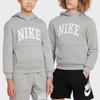 Nike Sweatshirt Dark Gray Heather/white Teenagers Kids' HJ3156-063