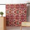 Bohemian Ethnic Style Jacquard Fabric Geometric Yarn Dyed Pattern Sewing Home Accessories Decor Textile by Half Meter