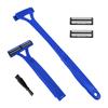 Men's Shaving and Back Hair Removal Shaver Three Layer Blade and Detachable Design Stylish Grooming Accesories for Men