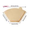 100Pcs Disposable Cone Coffee Paper Filters Replacement for Ninj-a Coffee Maker Durable And Eco-Friendly