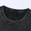 Sleeping On Both Sides To Fight Men'S And Women'S Short-Sleeved Washed Nuo T-Shirts Casual Loose Retro Couple Spell Round Neck