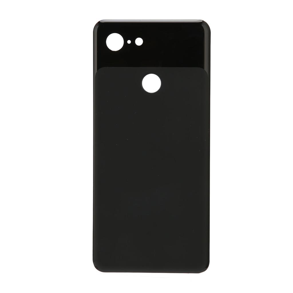 5.5in Battery Back Glass Rear Cover Replacement Black Battery Back Housing Door for Google Pixel 3 G