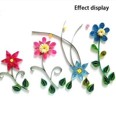 120Pcs/Set Paper Quilling Strips Set 5Mm 53Cm Paper For Craft Diy Quilling Tool