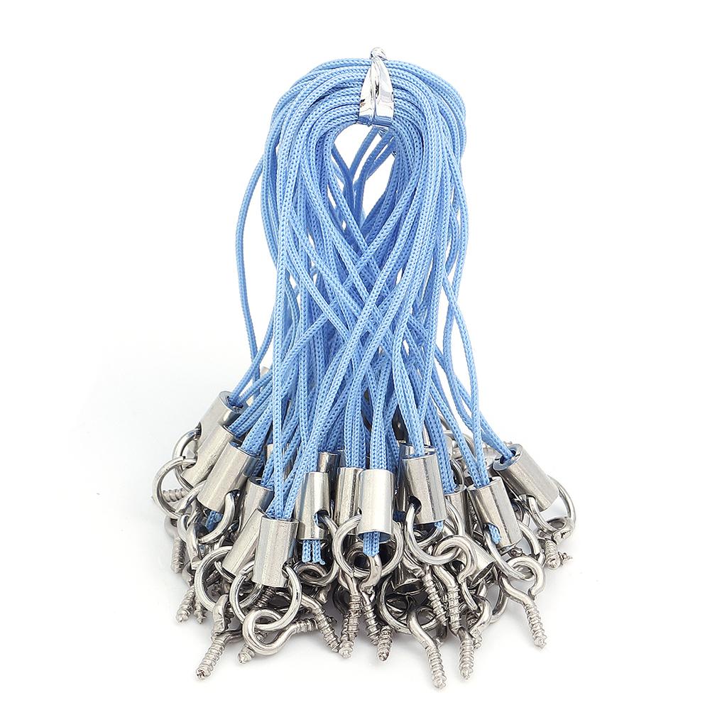 50pcs/lot Hand Wrist Lanyard String Short Grip Lanyard Mobile Phone Strap for USB Flash Drive Keychain ID Badge Holder DIY