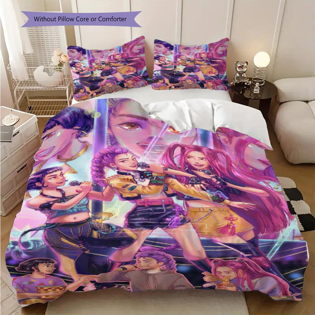 Fantasy Art Set Threepiece Set 1 Duvet Cover 2 Pillowcase Without Core Duvet Cover And Pillowcase Bedding Set Christmas Birthday Gift