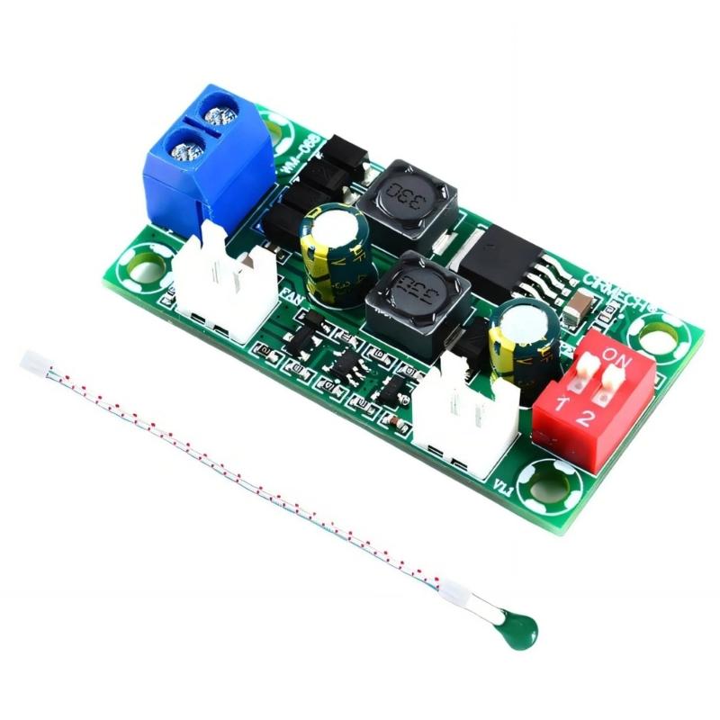 Electronic Fan Speed Regulator Module 5V 12V 24V Output Adjustable For PC And LED Lighting