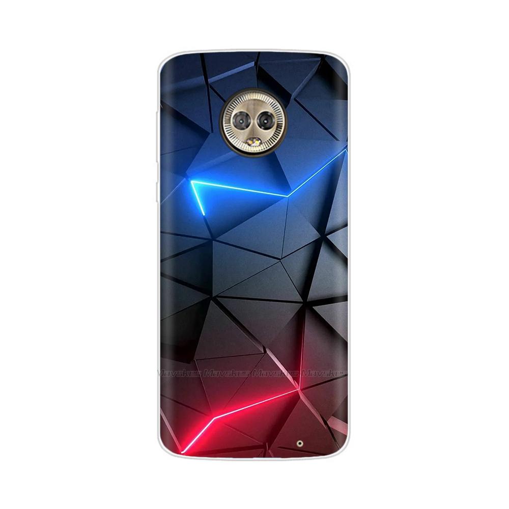 For Moto G6 Play Case TPU Soft Paint Animal Silicone Clear Cover for Motorola Moto G6 Play Plus G6Play Cases Protective Shell