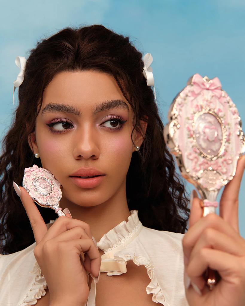 Flower Know ALL IN Bunny Garde Serie Handspiegel Make-up Compact Draagbare Cosmetische Spiegel