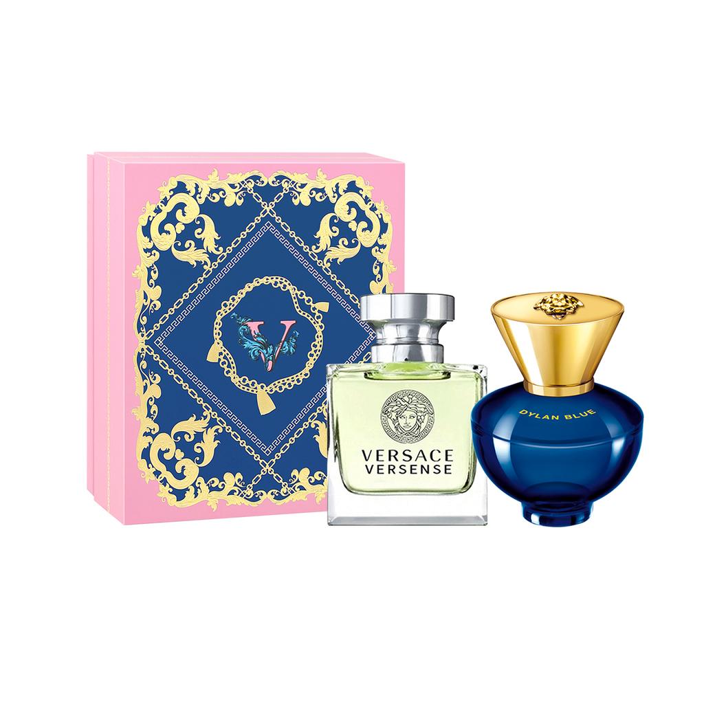 VERSACE Heartbeat Women's Mini Clothing Sets With Light Perfume Sample Set, Trial Size Eau De Toilette Fresh