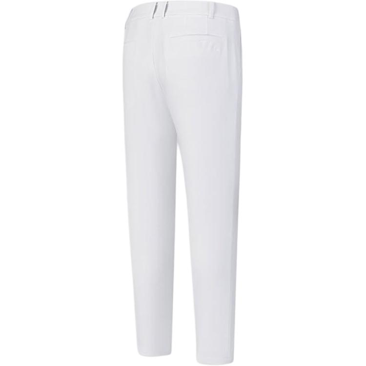 Fila Golf Series Comfortable Soft Solid Color Long Pants Casual Pants Women Bottoms Jade-White A11W445805F-WT