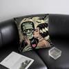 Horrible Bride of F-Frankenstein Pillow Case Anti-dustmite Invisible zipper Sofa Bed