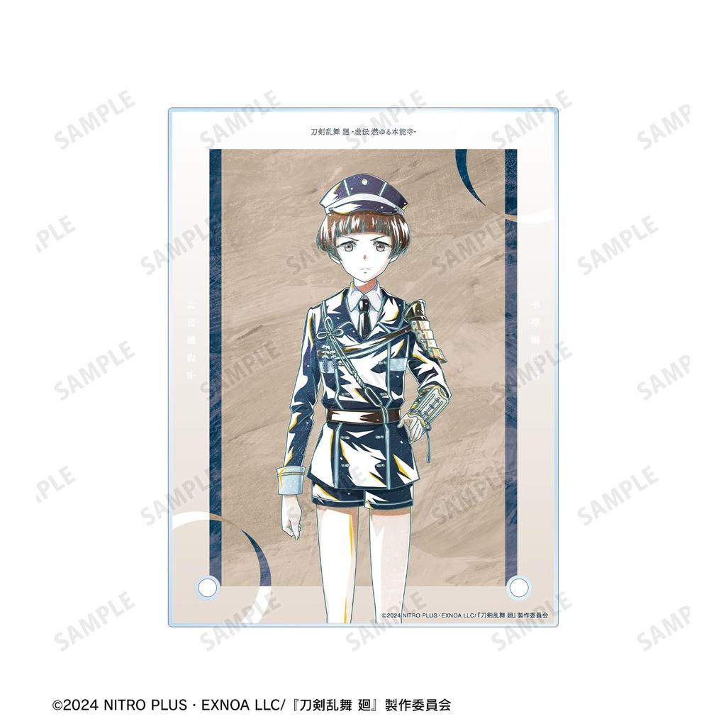 Anime Ranbu Kai Kyoden Burning Hirano Toushirou Touken Ranbu Kai Kyoden Burning Honnoji Ani Art 2nd Edition A6 Acrylic Panel "Touken Honnoji"