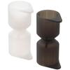 Silicone Foldable Poly-Juice Ice Cube Cover 2-Piece Set White & Black W3.3xD2.4xH6.1cm Tower Freezer-Safe Silicone Cover