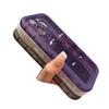 Dark Purple Silicone Phone Case for iPhone 8/7 Plus/11/12/14 - Transparent and Protective