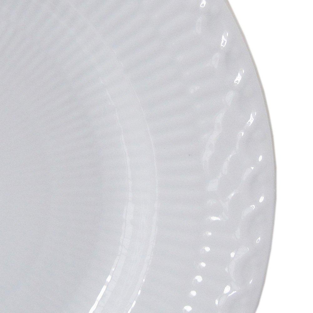ROYAL COPENHAGEN White Fluted Plate, Half Lace, 17cm, Flat, 1128617, 1017292 [Parallel Import]