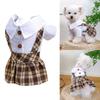 Small Dog Costume French Dresses Party Clothing Shirt Dresses Cat Photo Clothes Pet Suspender Skirt Pet Photoshoot Suit