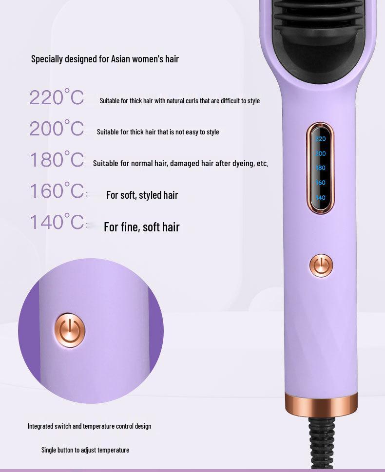 Szczotka 2 w 1 jonizująca do prostowania i kręcenia włosów z technologią jonów ujemnych