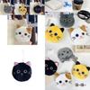 Adorable Cartoon Cat Plush Coin Wallet Keychain Decorative Coin Pouch Wholesale