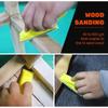 Mikro-Schleifwerkzeuge, 3,5 x 1 Zoll, Detailschleifer für kleine Projekte, Mini-Griffschleifer-Set + Schleifpapier, Körnung 40–600, für Handwerk, Holzveredelung, eng