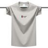 220GSM Schweres Baumwoll-T-Shirt für Herren 12 Farben Rundhalsausschnitt Kurzarm Mode-Tee Atmungsaktiv Weich Lässig Sommer Oberteil