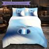 Lazio FC Themed Bedding 3Pcs Duvet Cover Set Decorative Bed Linen For Teen Room Home Decoration