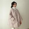 Scarf down jacket women's medium and long autumn and winter new thick large size bread jacket white duck down jacket