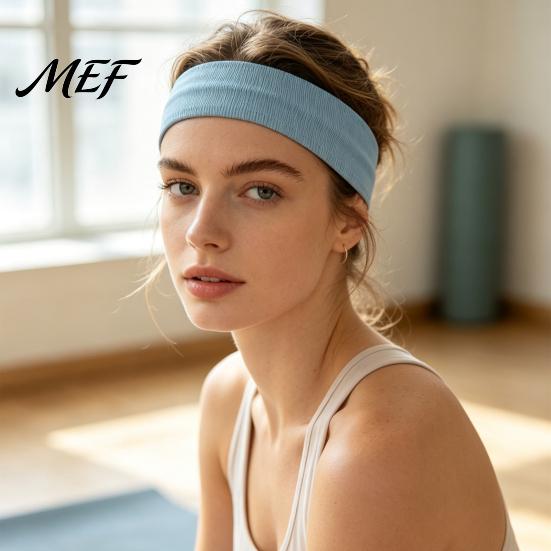 Moisture Wicking Workout Head Band Non-slip Sports Headband for Men Women, Breathable Yoga Headband, Soft Stretch Jogging Elastic Sweatband
