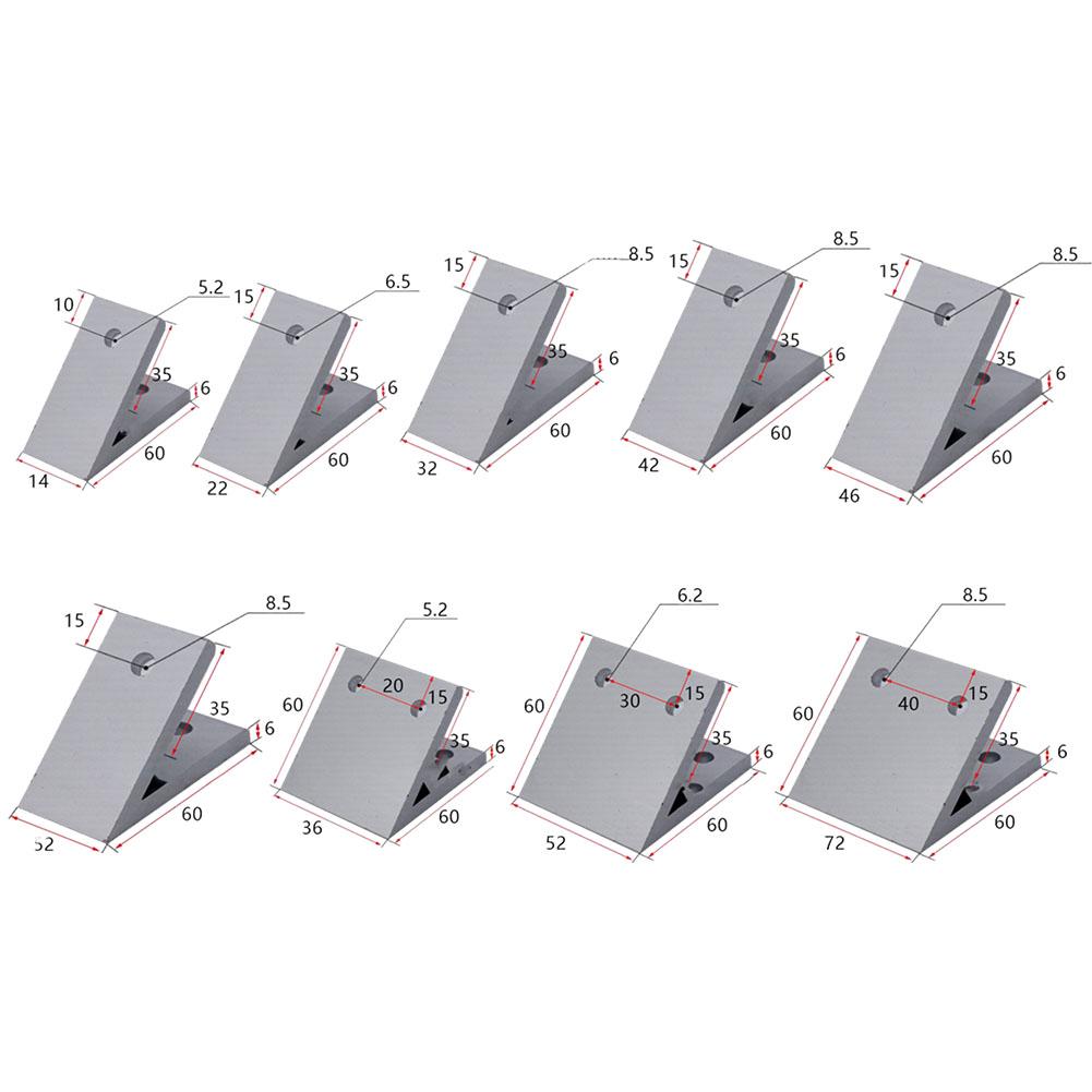 Robuster 45-Grad-Winkel für Aluminiumprofilsysteme