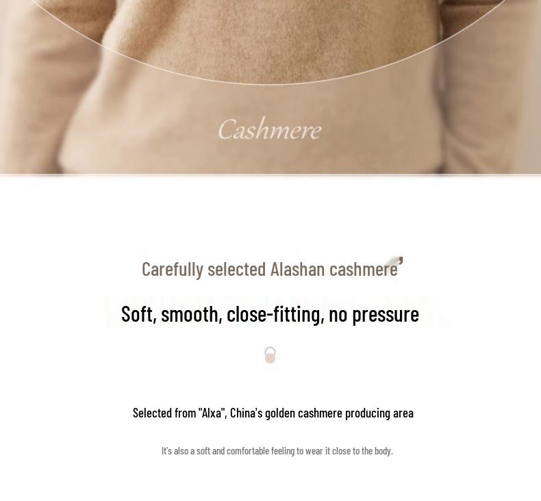 Cashmere Autumn/Winter Half-High Neck Women's Classic Loose Pullover Sweater