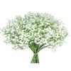 25Pcs Realistic Faux Gypsophila Flower For Wedding Bouquets Outdoor Indoors Decoration Long Time PVC Materials User Friendly Design