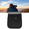 Protective Camera Case PU Leather Pure Color Camera Carrying Bag with   Strap for Camping Travel
